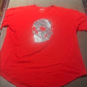 Sean John Red Skull Graphic Men's Shirt